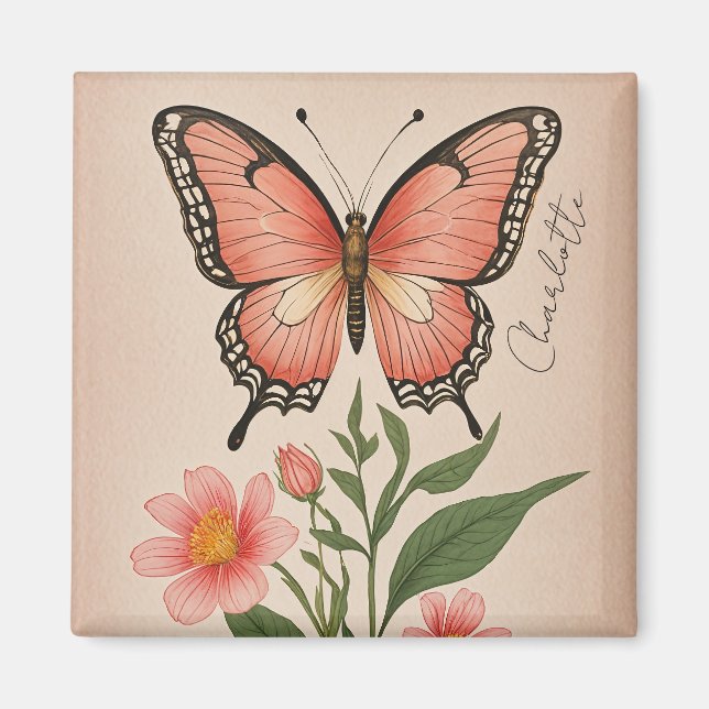 Imán Crimson Serenade Personalizada (Frente)