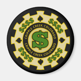 Imán Cripple Creek Colorado Poker Chip