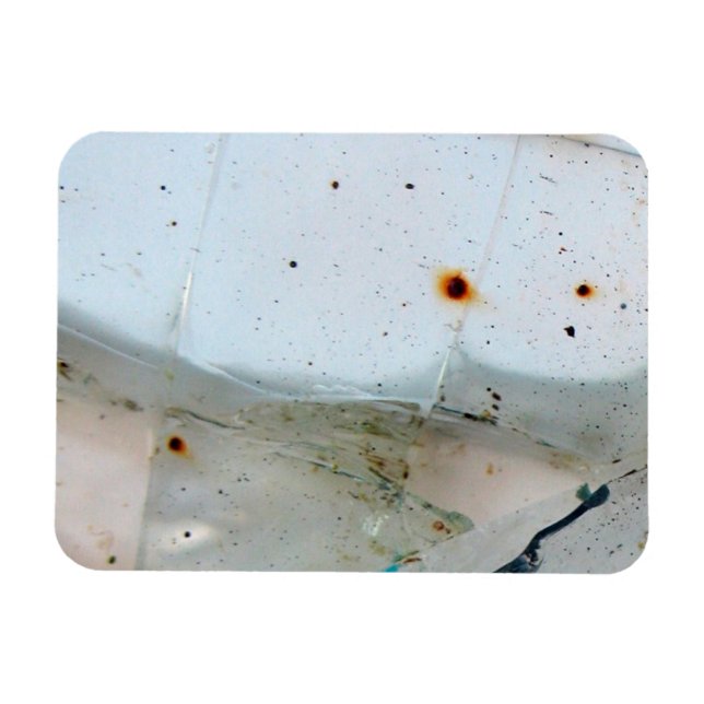 Imán Cristal agrietado y rusto (Horizontal)