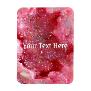 Imán Cristales de la Faerie rosa de otoño