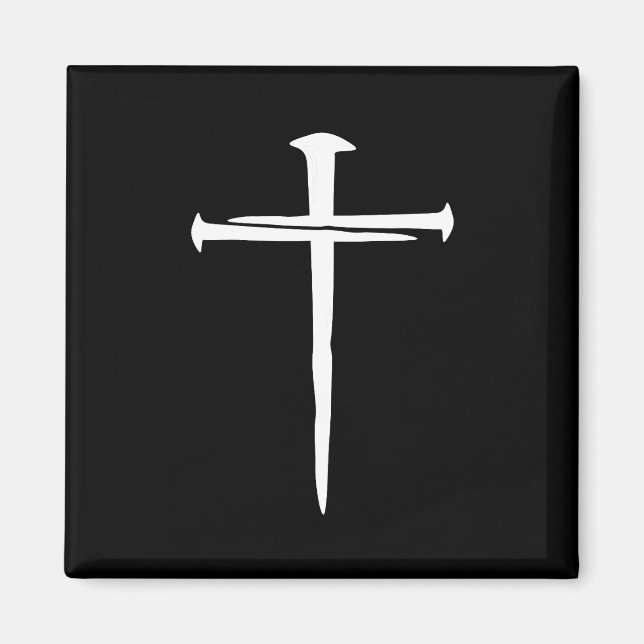 Imán Cristiano de la Cruz Blanca de las Tres Uñas (Frente)