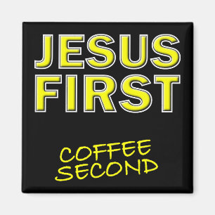 Imán Cristiano Jesús Primero Café Segundo