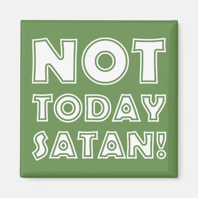 Imán Cristiano No Hoy Satanás (Frente)