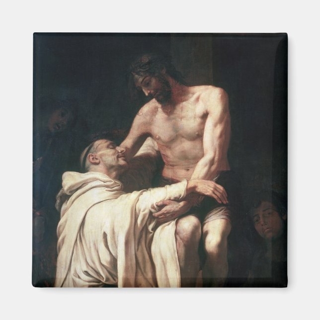 Imán Cristo abrazando a San Bernardo (Frente)