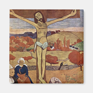 Imán Cristo Amarillo de Paul Gauguin, Bella Artes Vinta