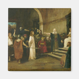 Imán Cristo antes del Pilato, 1880