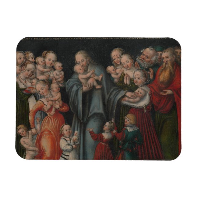 Imán Cristo bendiciendo a los niños (Horizontal)