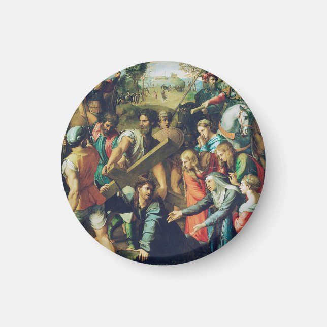 Imán Cristo cayendo en el camino al calvario (Frente)