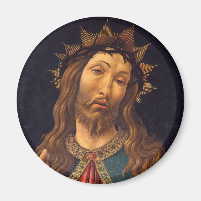 Imán Cristo coronado de espinas por Sandro Botticelli (Frente)