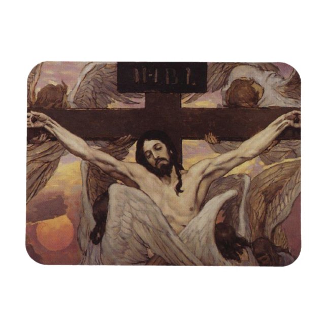 Imán Cristo crucificado (Horizontal)