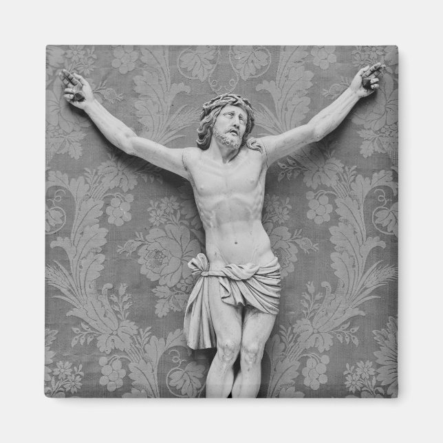 Imán Cristo crucificado, de Michelangelo Buonarroti (Frente)