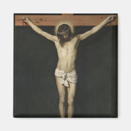 Imán Cristo crucificado en la cruz (fe) (Velázquez)