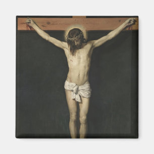 Imán Cristo crucificado en la cruz (fe) (Velázquez)