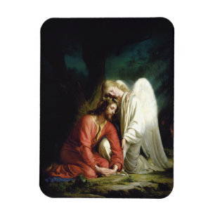 Imán Cristo en Gethsemane por Carl Bloch, Religioso