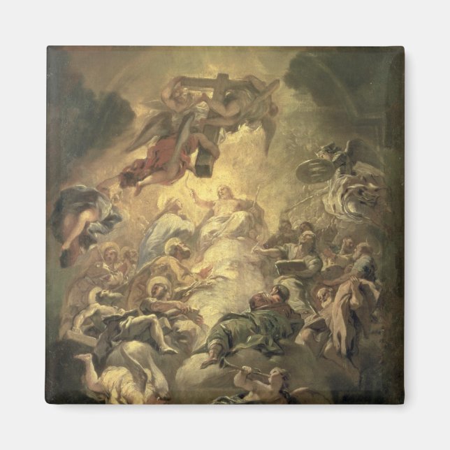 Imán Cristo en la gloria (Frente)