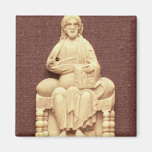 Imán Cristo enthroned, bizantino, 10-11mo siglo