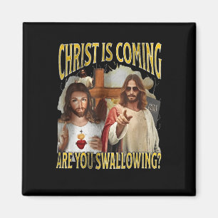 Imán Cristo está viniendo, ¿estás tragando a divertida