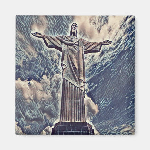 Imán Cristo, estatua del redimista