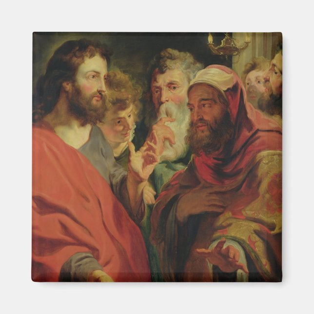 Imán Cristo instruyendo a Nicodemus (Frente)