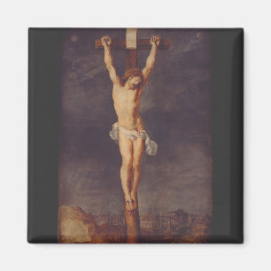 Imán Cristo muerto en la cruz por Peter Paul Rubens 