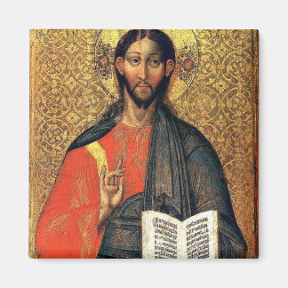 Imán Cristo Pantocrátor Icono Ortodoxo Siglo XVI 