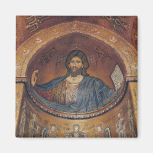 Imán Cristo Pantocrator y Madonna