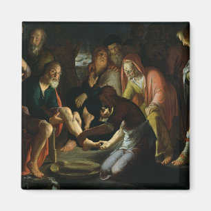 Imán Cristo que lava los pies de los discípulos, 1623
