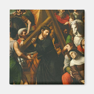 Imán Cristo que lleva la cruz