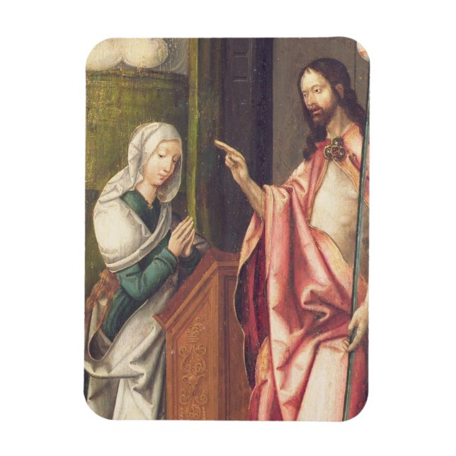 Imán Cristo Redentor bendiciendo a una mujer (panel) (Vertical)