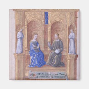 Imán Cristo y el Virgen María Enthroned