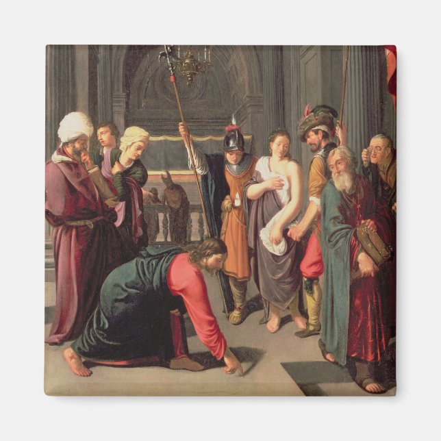 Imán Cristo y la mujer en el adulterio (Frente)