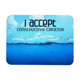 Imán "Crítica constructiva" Motivación Afirmación