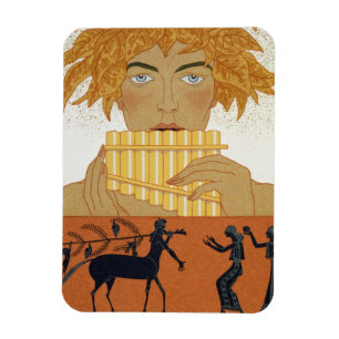 Imán Critique al gaitero, ilustracion de "Les Mythes"