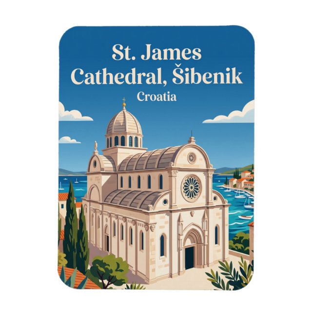 Imán Croacia (Vertical)