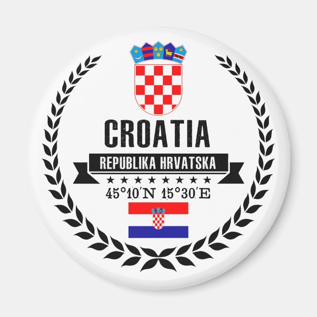 Imán Croacia (Frente)