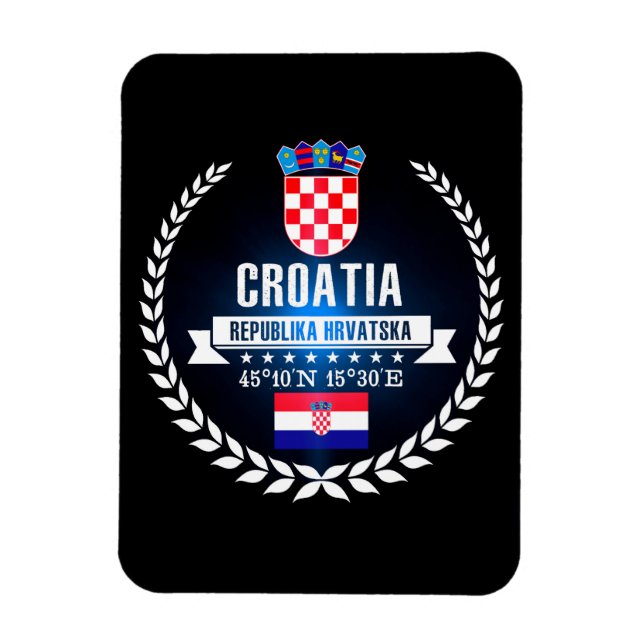 Imán Croacia (Vertical)