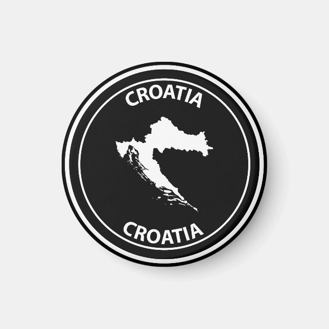 Imán Croacia (Frente)
