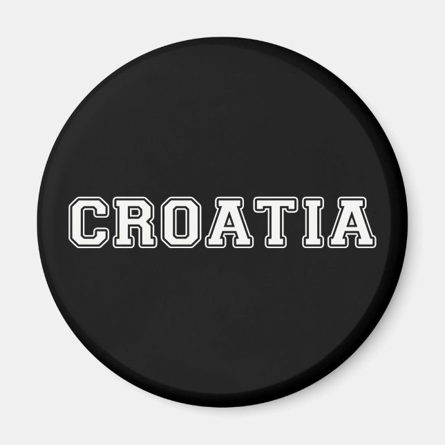 Imán Croacia (Frente)