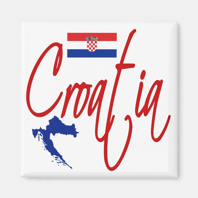 Imán Croacia (Frente)