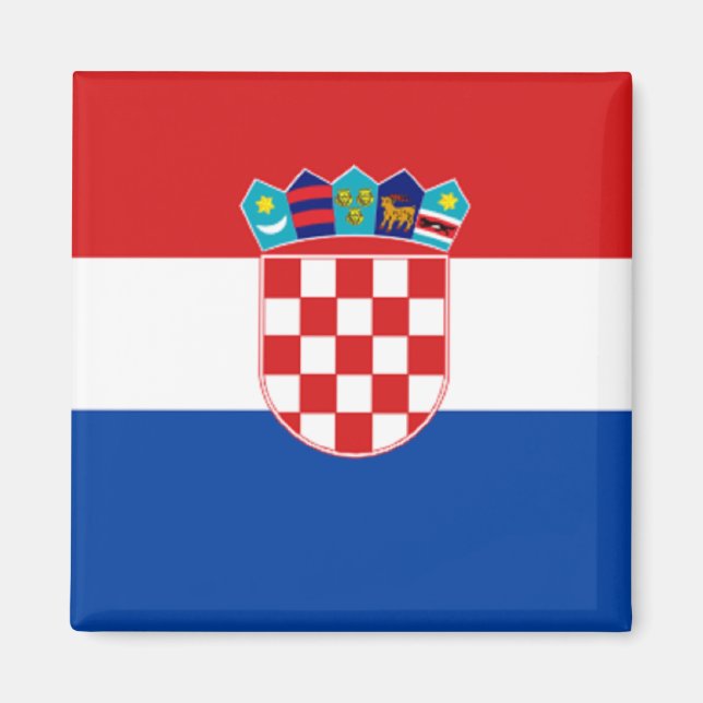 Imán Croacia: Bandera de Croacia (Frente)