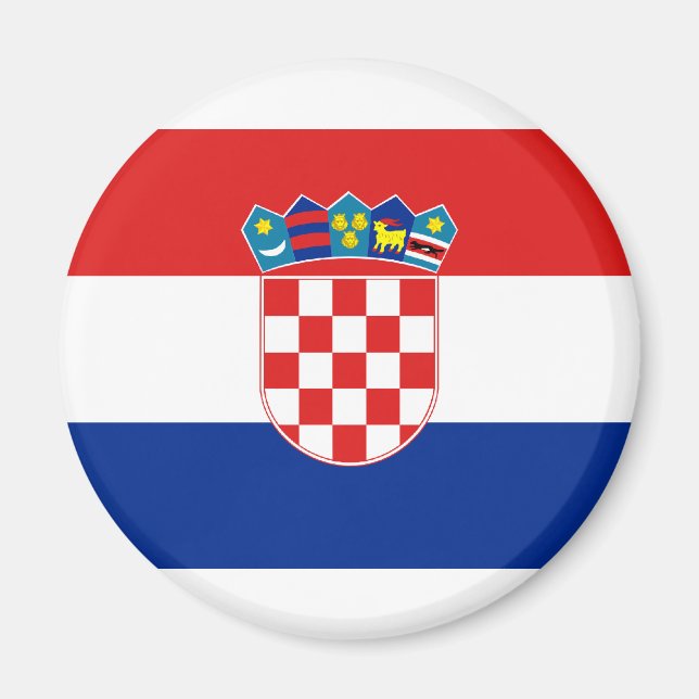 Imán Croacia, Croacia (Frente)