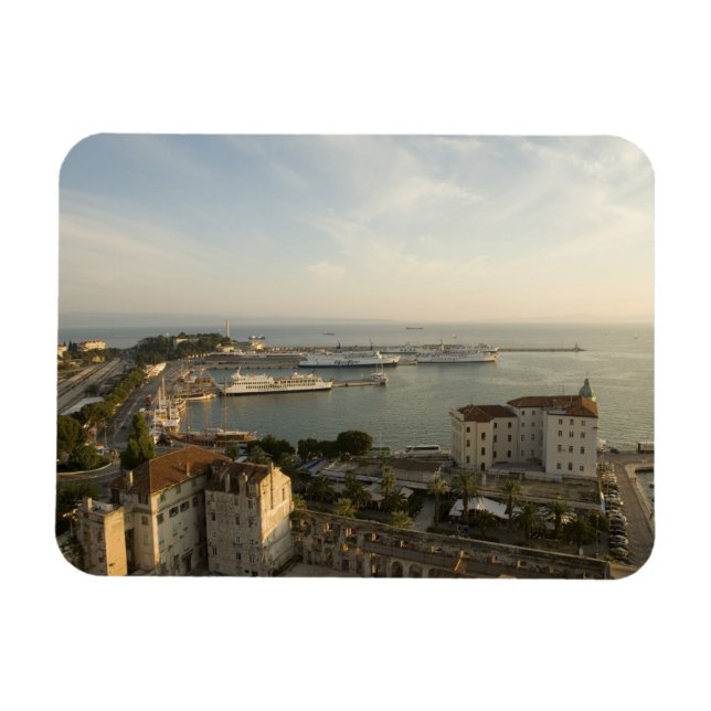 Imán Croacia, Dalmacia, Split. Vista de Riva (Horizontal)