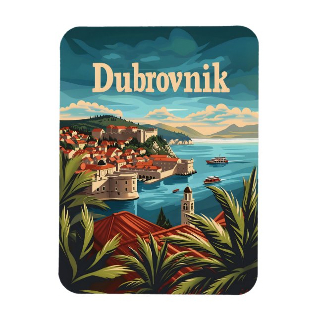 Imán Croacia Dubrovnik (Vertical)