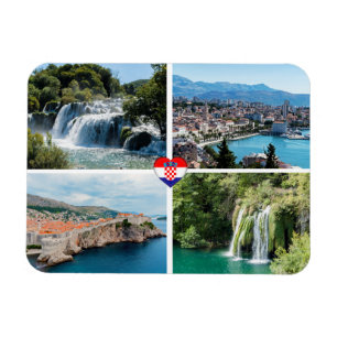 Imán Croacia hermosos lugares escénicos - Europa