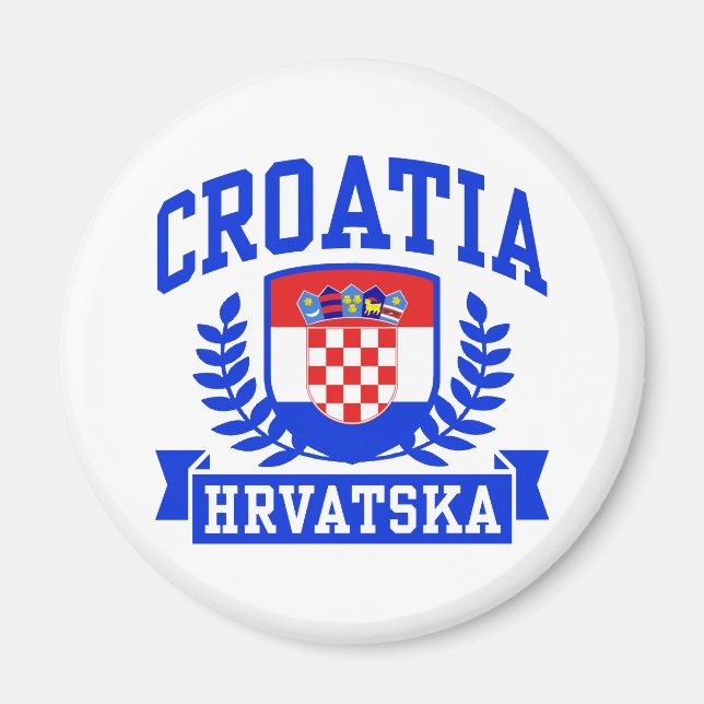 Imán Croacia Hrvatska (Frente)