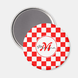 Imán Croacia | Hrvatska | Monograma nombre controlado