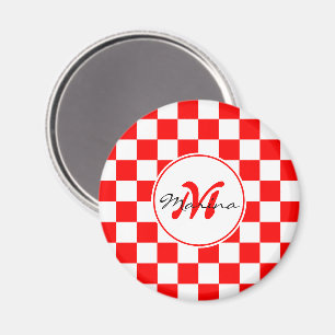 Imán Croacia Hrvatska Monograma nombre controlado