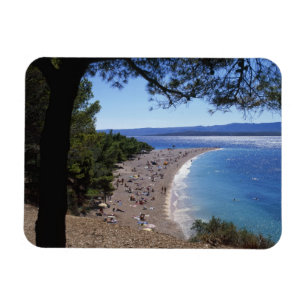 Imán Croacia, isla de Brac, Bol, playa Golden Cape