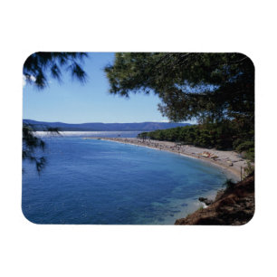Imán Croacia, isla de Brac, Bol, playa Golden Cape 2