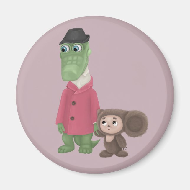 Imán Croc and friend (Frente)